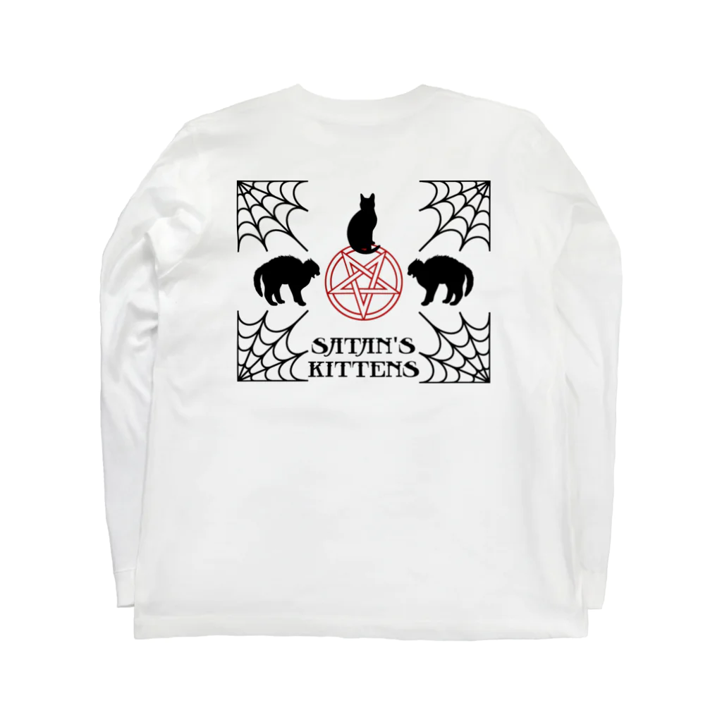 SATAN'S  KITTENSのSATAN'S KITTENS ロングスリーブT Long Sleeve T-Shirt :back