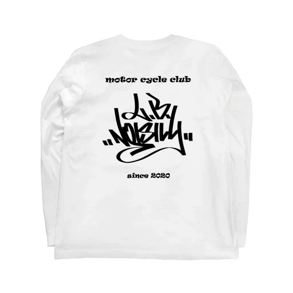 motor cycle club  “L.B NOISILY”のL.B NOISILY オリジナル ロングスリーブTシャツの裏面