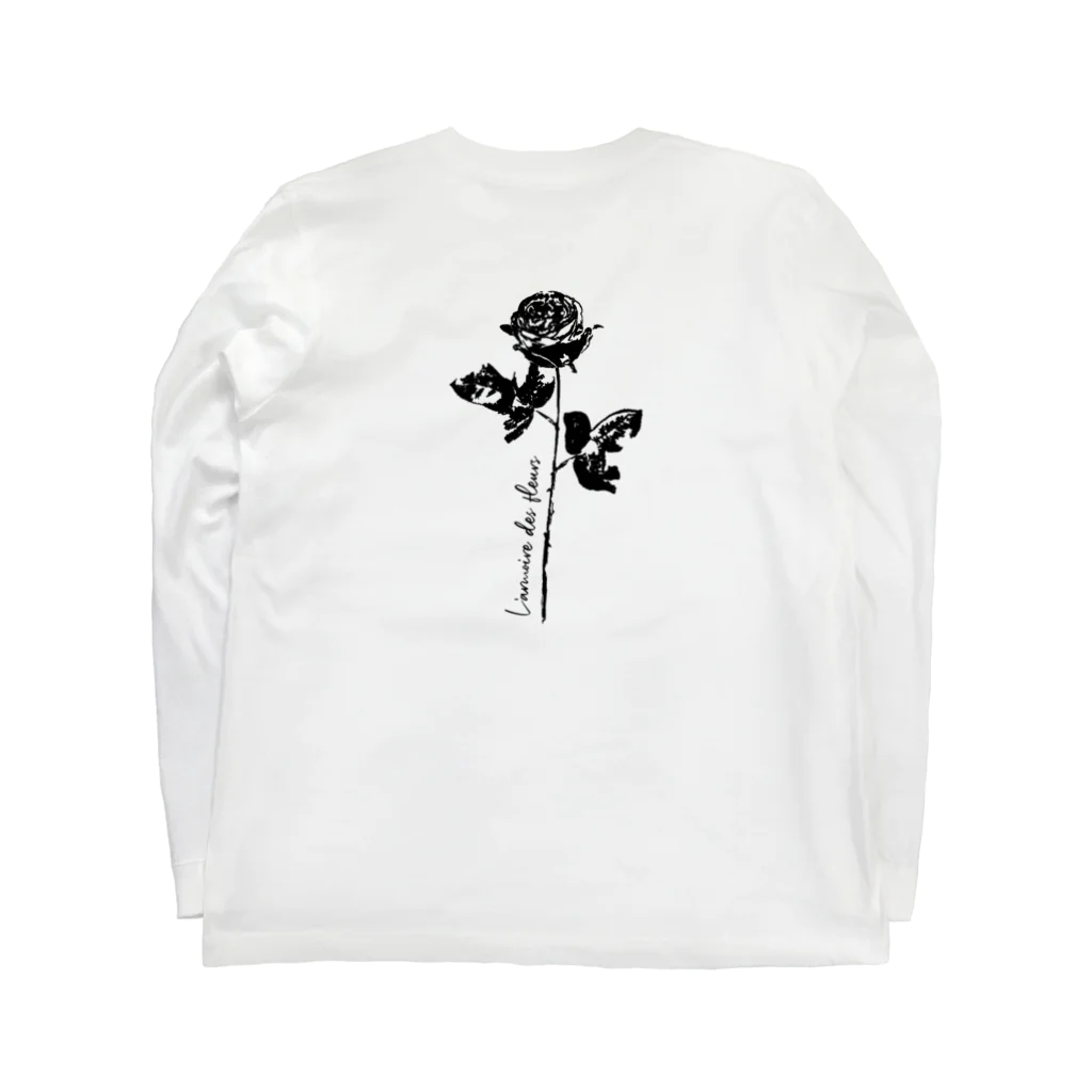 L'armoire des fleursの【Vive la vie】Rose Long Sleeve T-Shirt :back