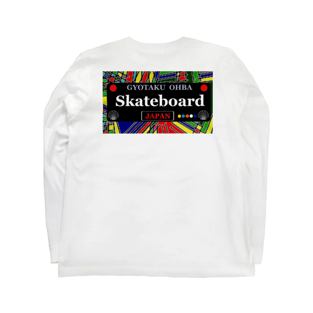 G-HERRINGのSkateboard；スケートボード。 ロングスリーブTシャツの裏面