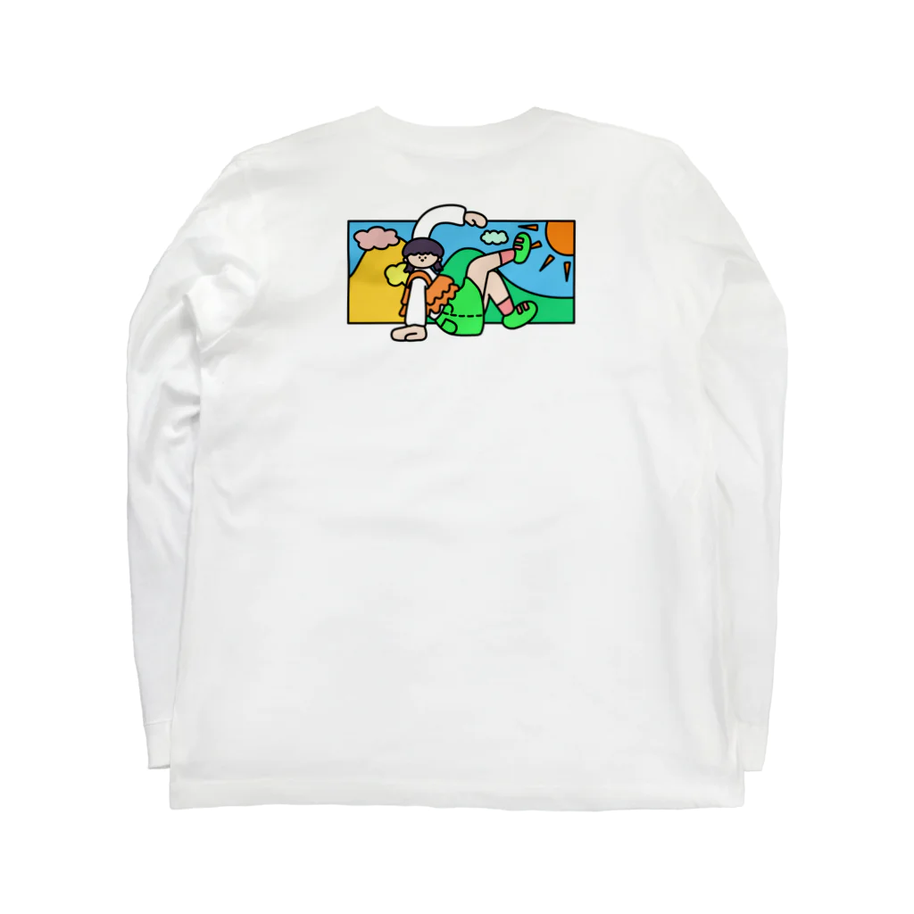 よもぎたけのこのGの女の子(背) Long Sleeve T-Shirt :back