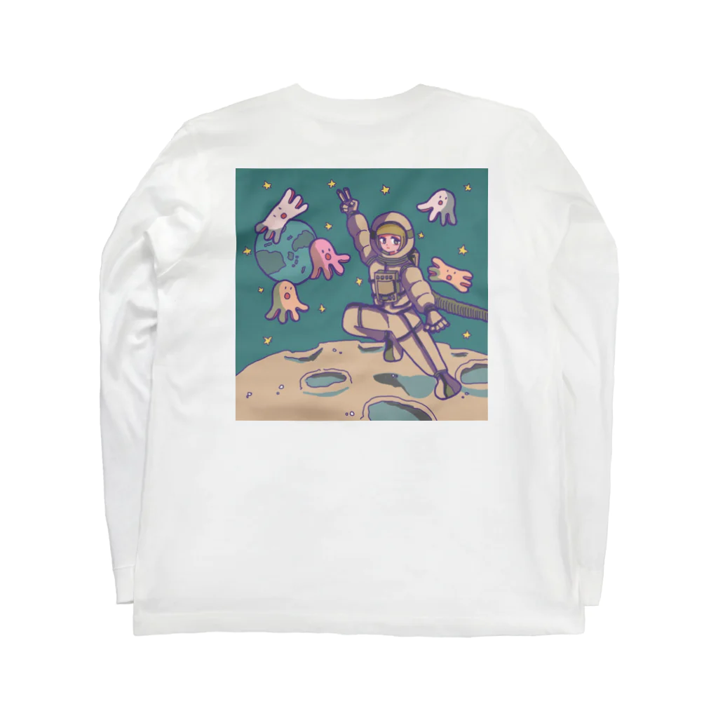 Yuzuha🌱デザフェス56出るよの月に到着！ Long Sleeve T-Shirt :back