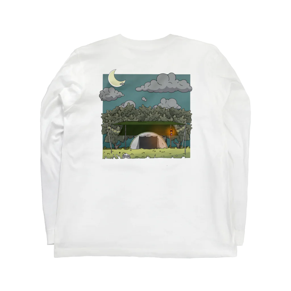 CAMP-NUTS (キャンプナッツ)のソロキャンプ Long Sleeve T-Shirt :back