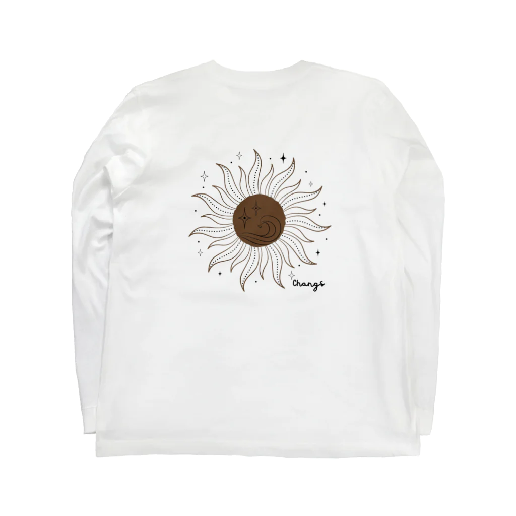 CHANGS(チャングス)のCHANGS 太陽ロンＴ Long Sleeve T-Shirt :back