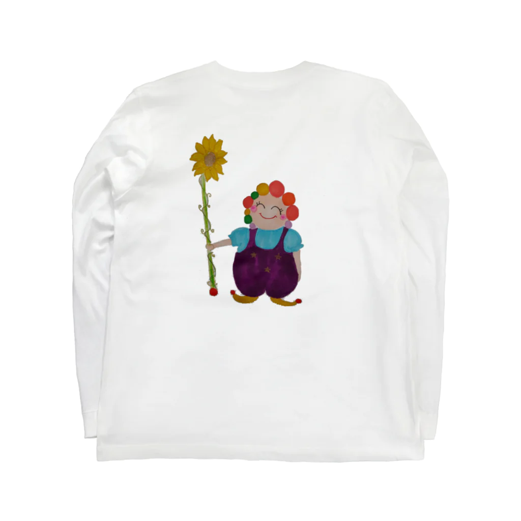 nicomaru111のヒマワリの妖精 Long Sleeve T-Shirt :back