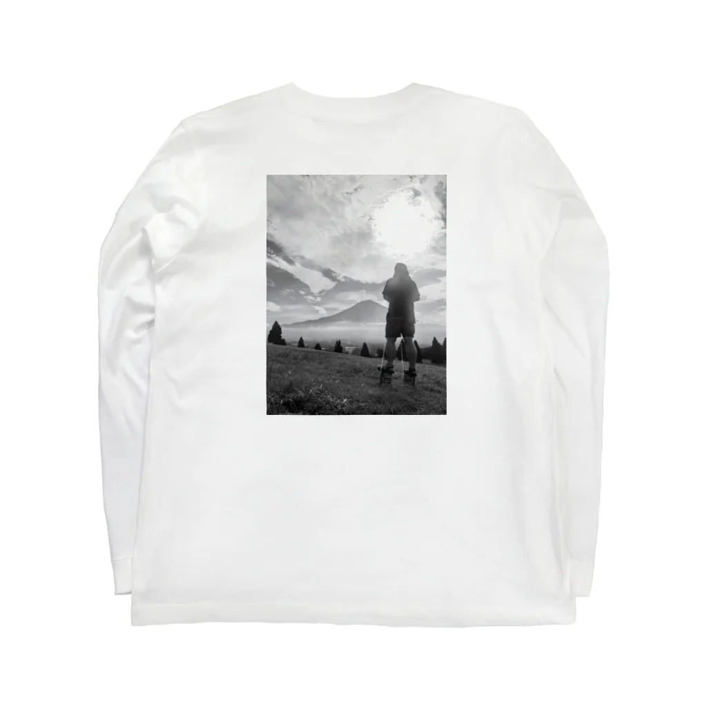 C&P(CAMPOKKURI)のバックプリントT（富士山） Long Sleeve T-Shirt :back