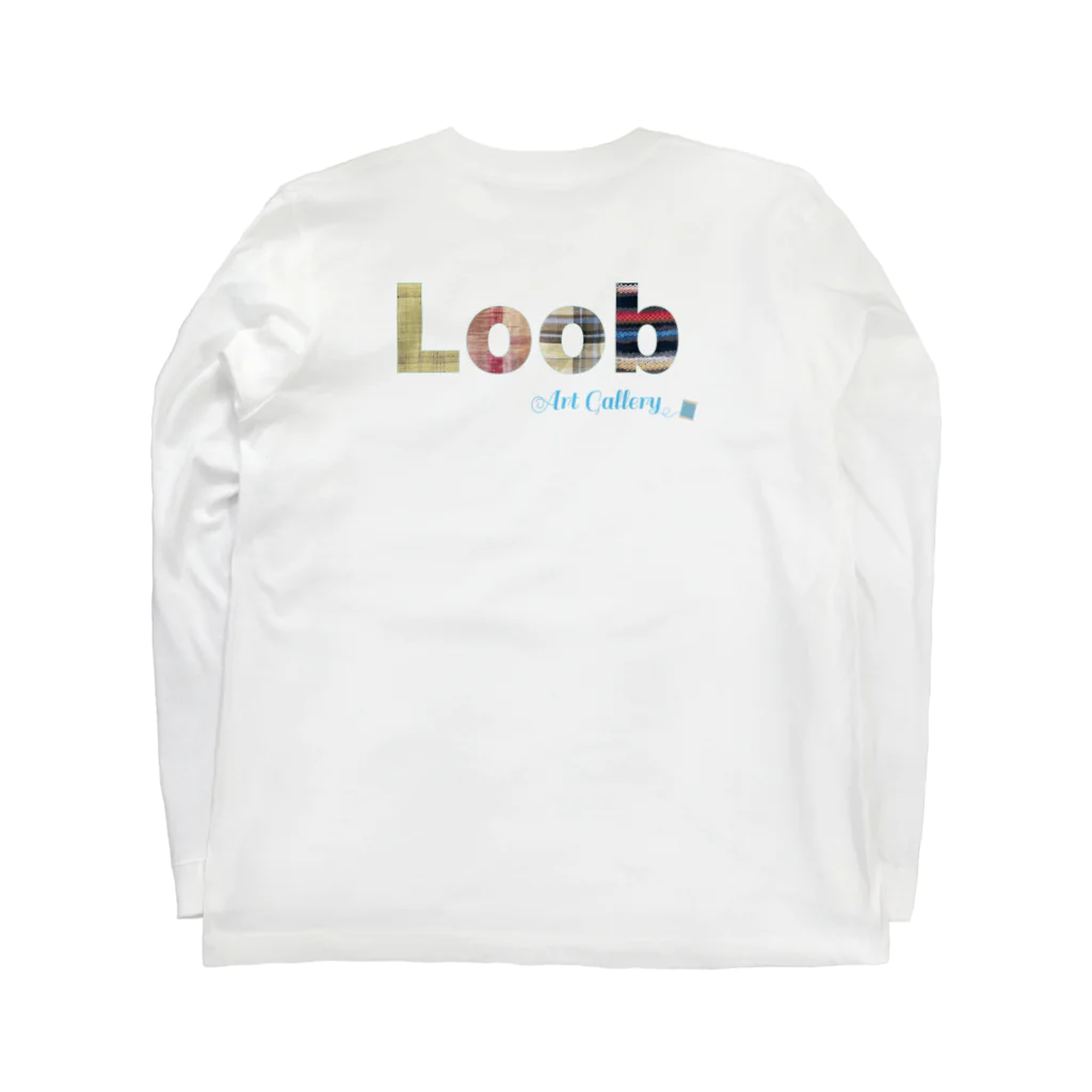 Loob Art Galleryのさをり班 ロングスリーブTシャツの裏面