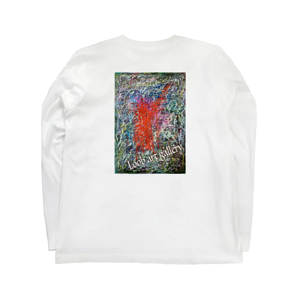 Loob Art Galleryの気まぐれな炎 ロングスリーブTシャツの裏面