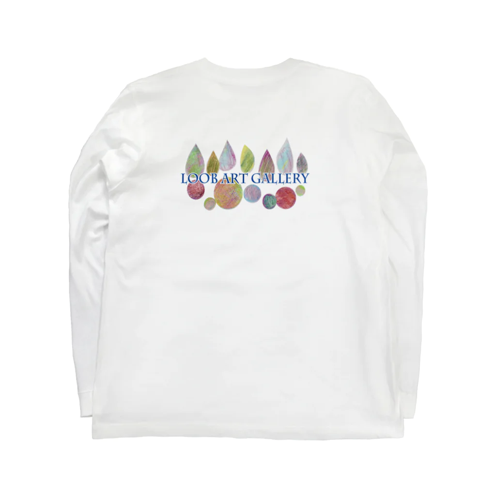 Loob Art Galleryの透明なしずく Long Sleeve T-Shirt :back