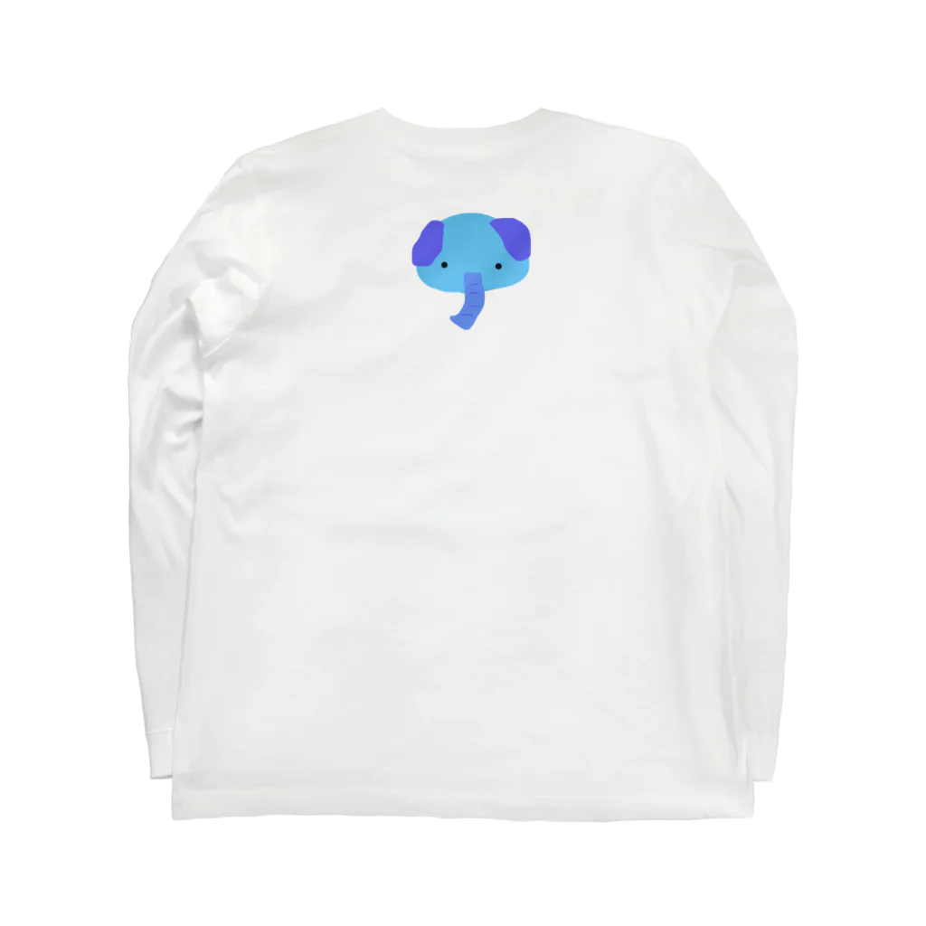 anemoneのミニゾウ Long Sleeve T-Shirt :back