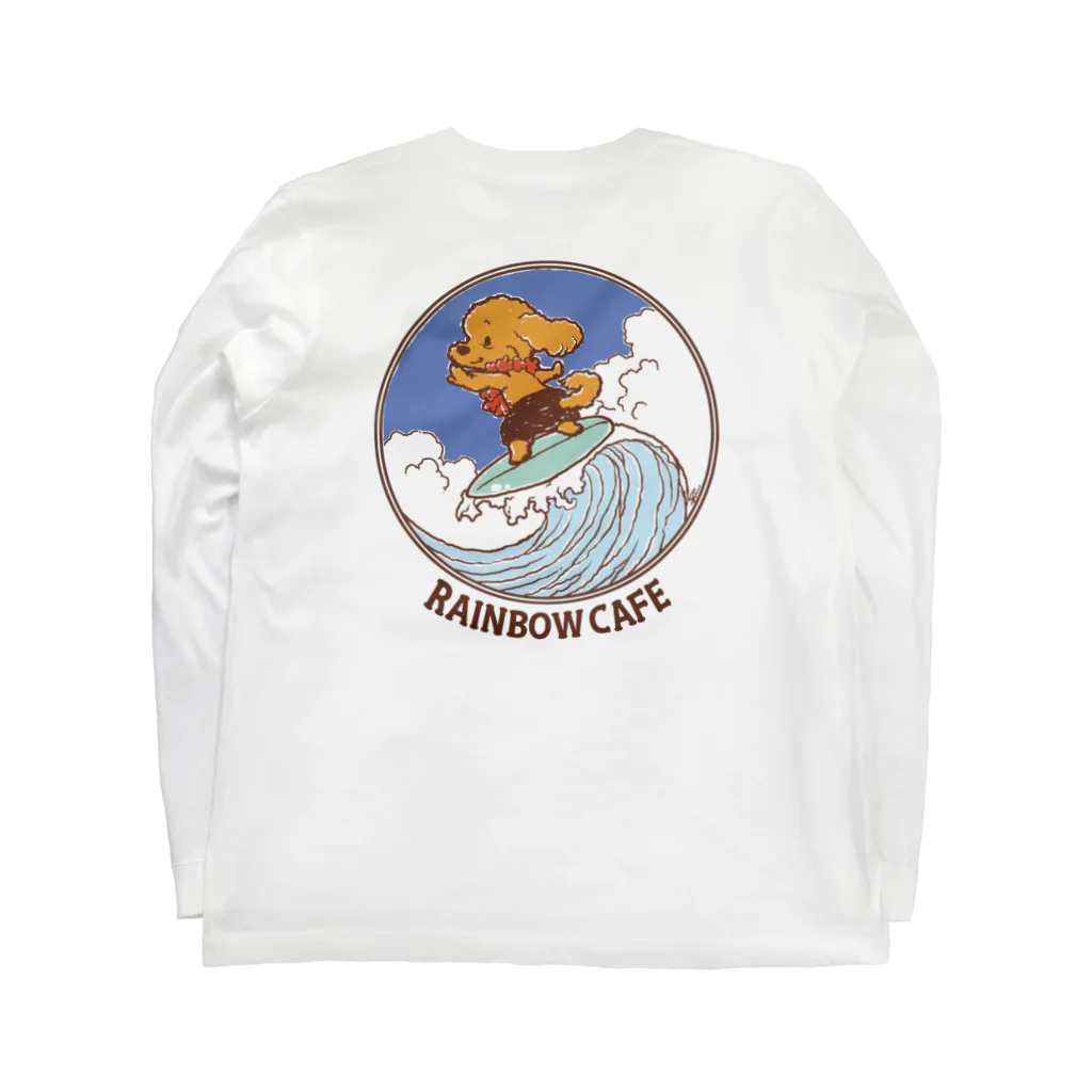 Rainbow cafeのレインボーカフェオリジナル波乗りジョニー　 Long Sleeve T-Shirt :back