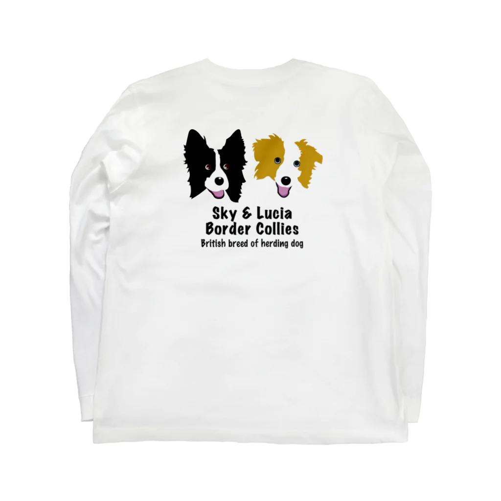 Bordercollie StreetのS&L-3 ロングスリーブTシャツの裏面