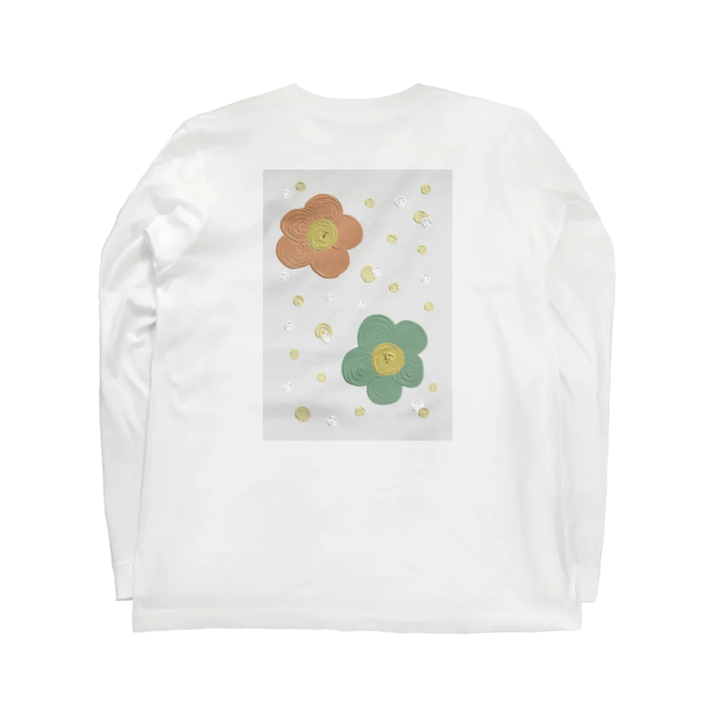 Noahのお花🌷 ロングスリーブTシャツの裏面