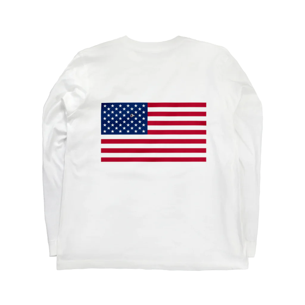 のいたんのアメリカンなのいたん Long Sleeve T-Shirt :back