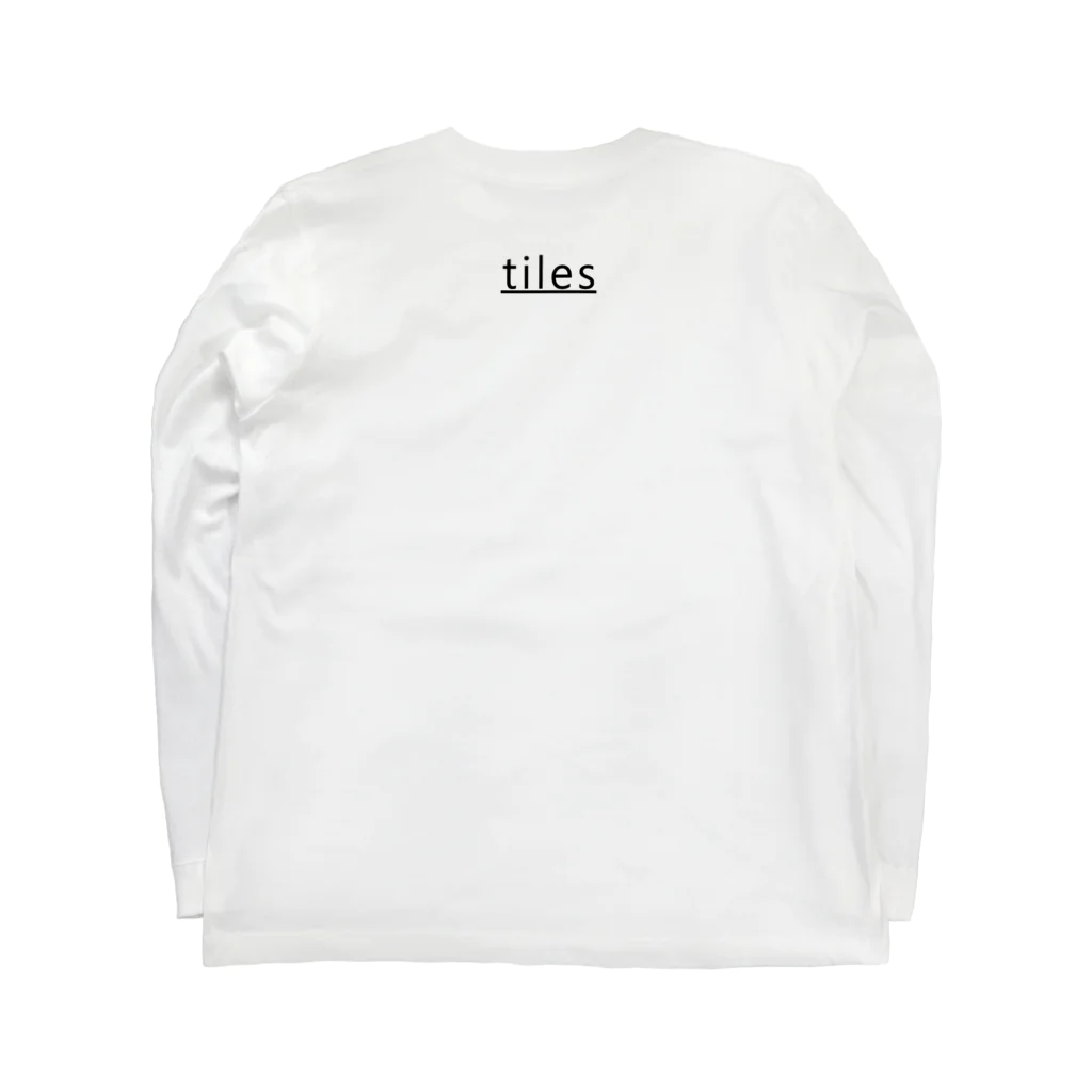 生物＝ケモノのヲ店の『tiles』eagle ロングスリーブTシャツの裏面