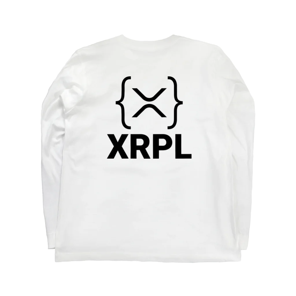 Pana@XRPのXRPL　web3&crypto ロングスリーブTシャツの裏面