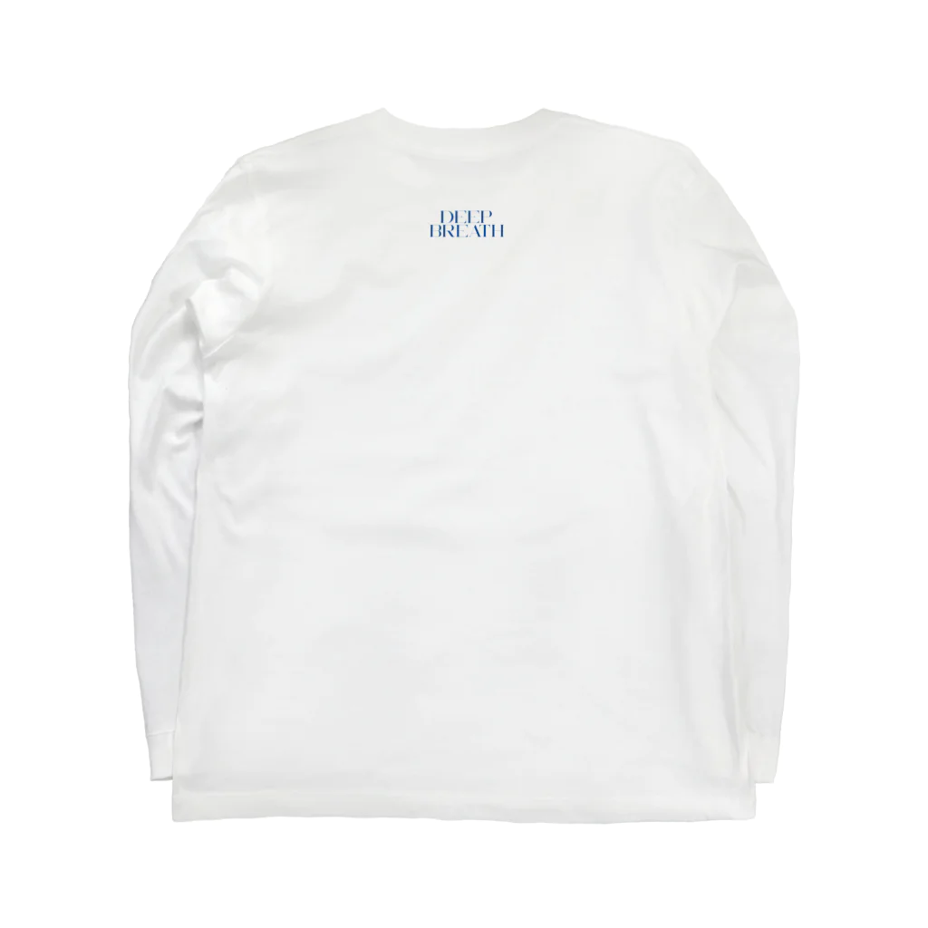 HDIR gathering love のDEEP BREATH long sleeve T ( white, gray ) / UNISEX ロングスリーブTシャツの裏面