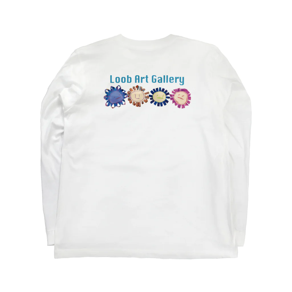 Loob Art Galleryの不機嫌なお花 Long Sleeve T-Shirt :back