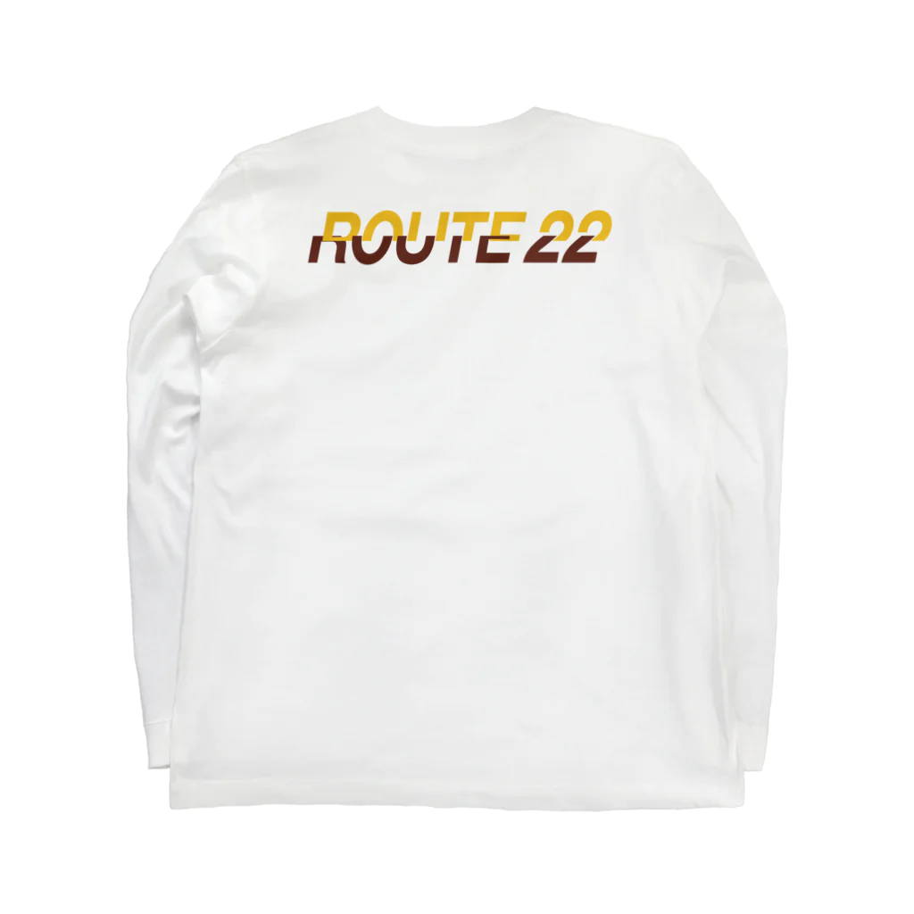 あとりえ　くさのいおりのルート22：サビ猫 Long Sleeve T-Shirt :back