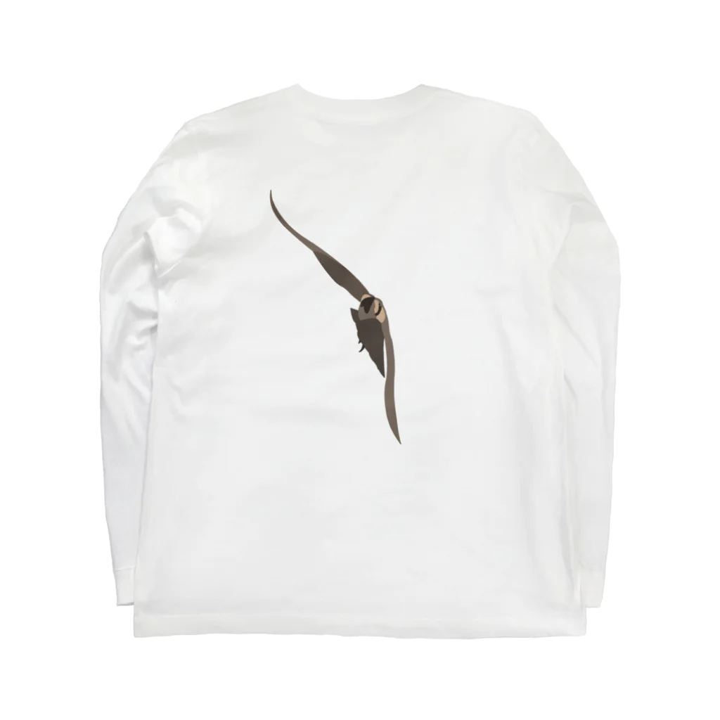 にゃんたまごのWing of the Fastest Long Sleeve T-Shirt :back