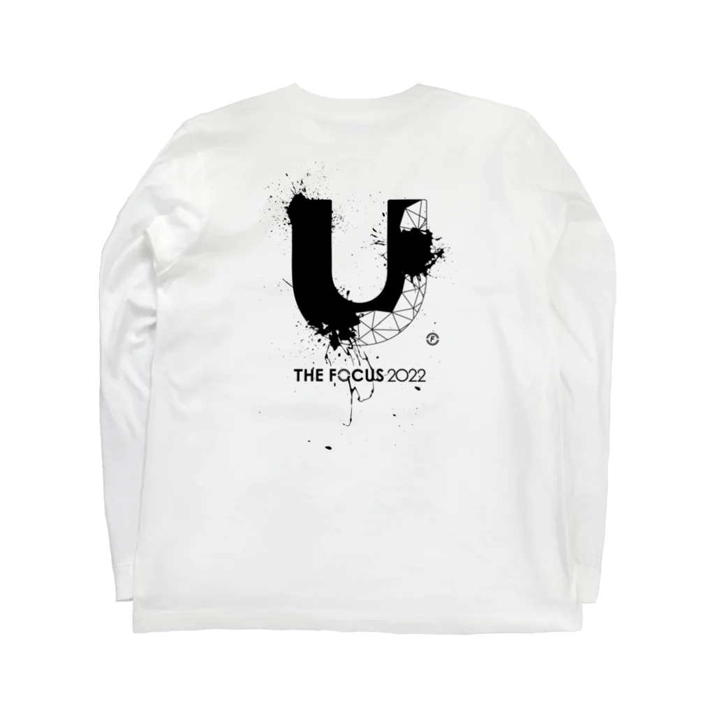 THE FOCUSのWe MOVE with U & "U." ロングスリーブTシャツの裏面