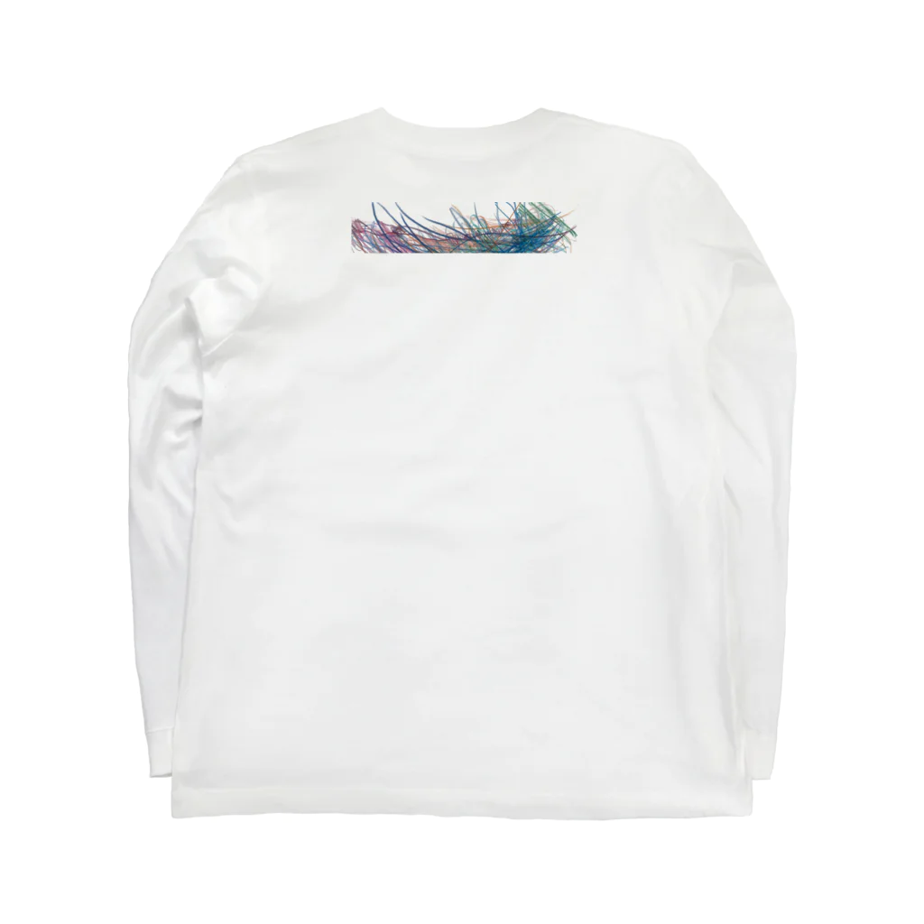 iropengoodsのDrawing01 Long Sleeve T-Shirt :back