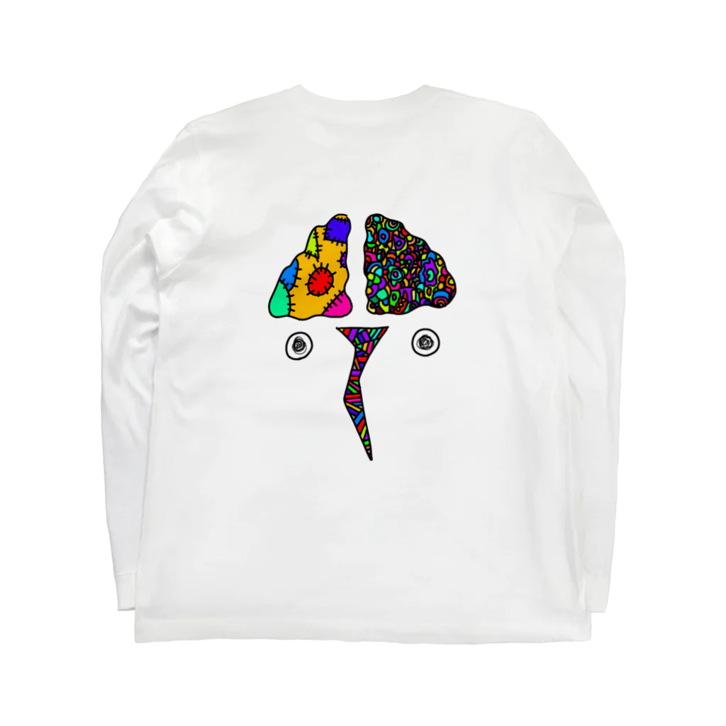 僕の描いたモノのしんぞーちゃん Long Sleeve T-Shirt :back