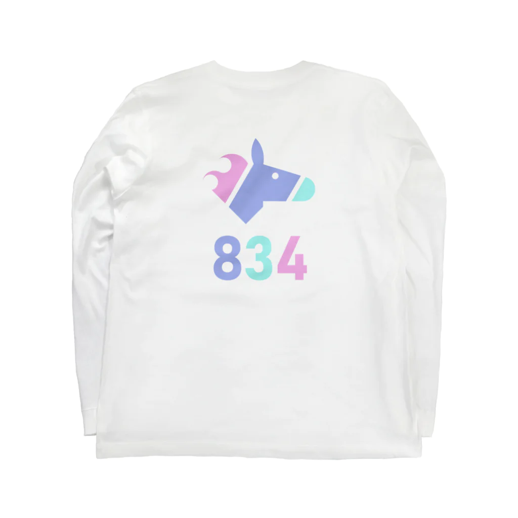 ばさし🐴 - Basashiのパステル834 Long Sleeve T-Shirt :back