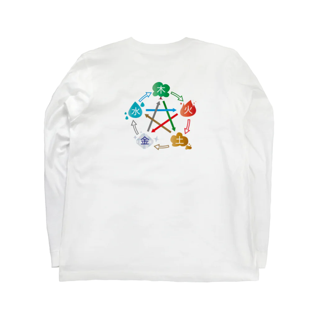 乙屋の乙な手帳製作委員会ロゴ入り Long Sleeve T-Shirt :back