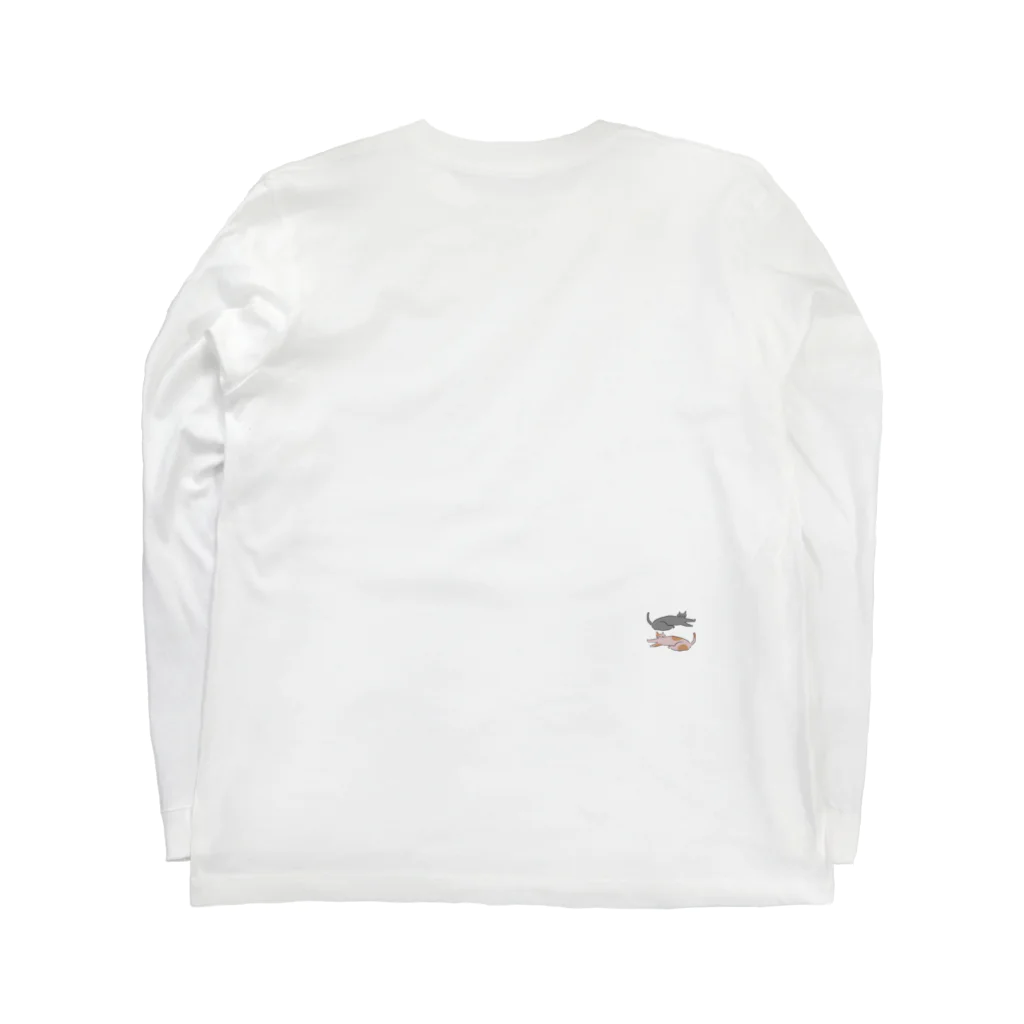 boorichanのneko neko Long Sleeve T-Shirt :back