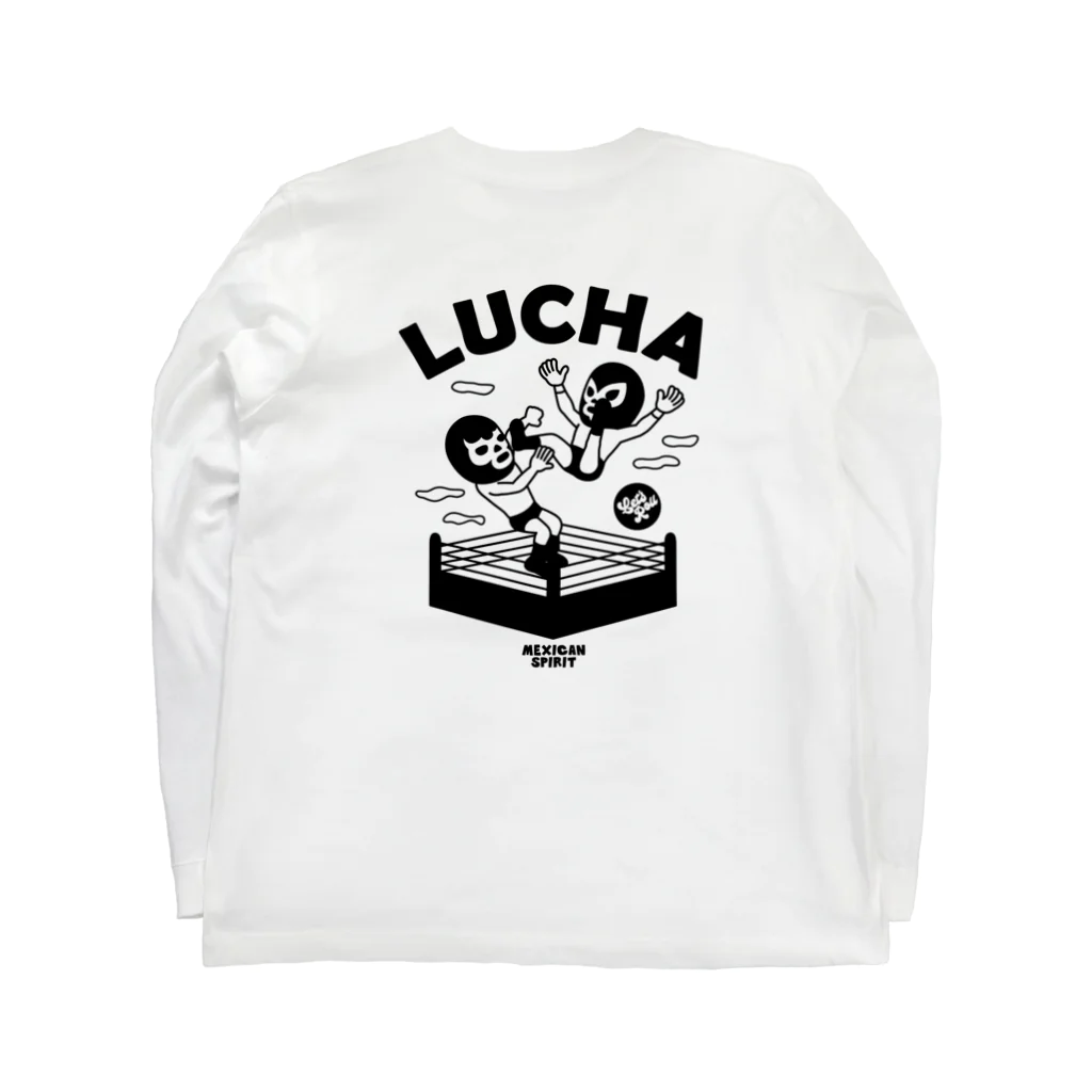 LUCHAの(バックプリント)MEXICAN SPIRIT#21mono ロングスリーブTシャツの裏面