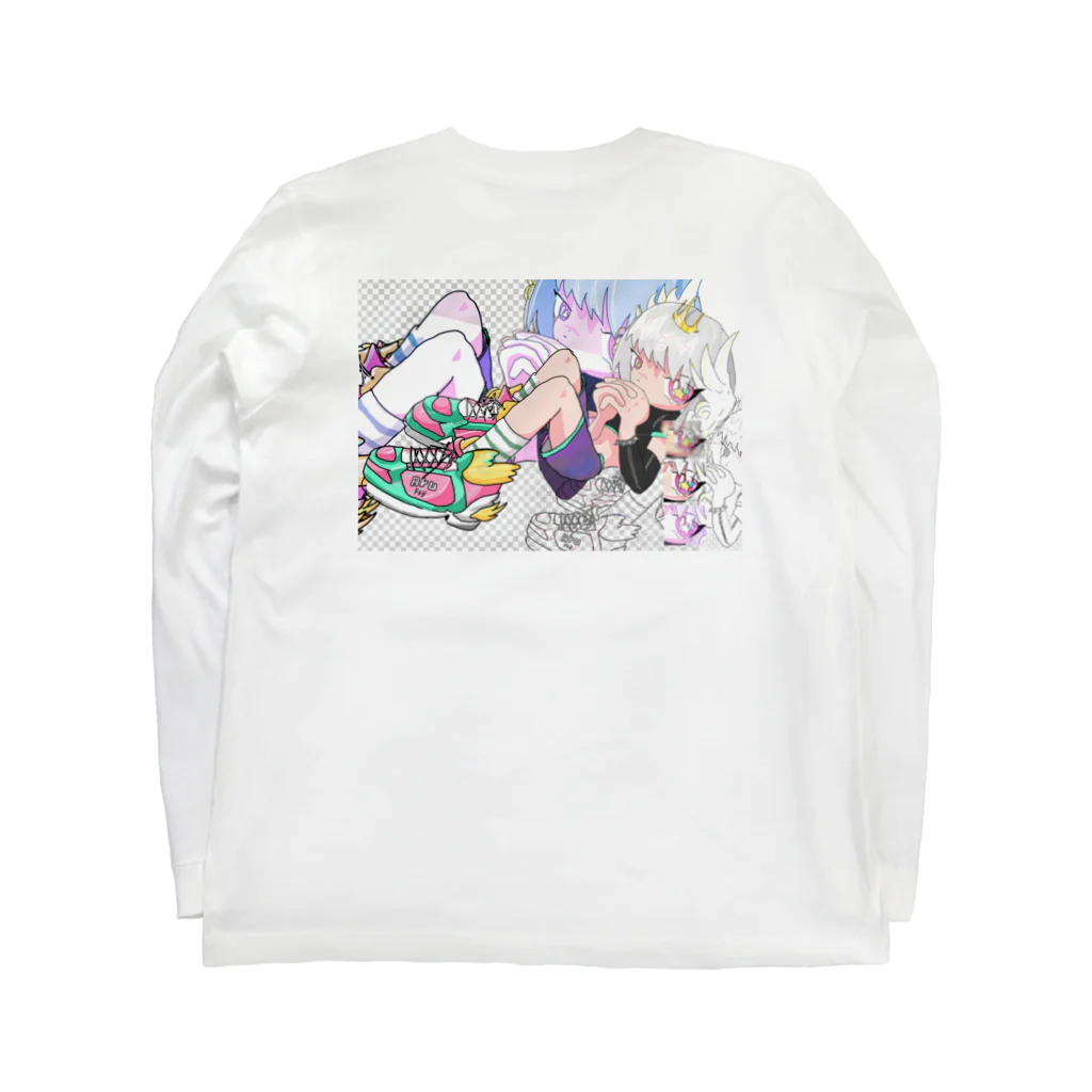 《あゆ》の両面超かわいい Long Sleeve T-Shirt :back