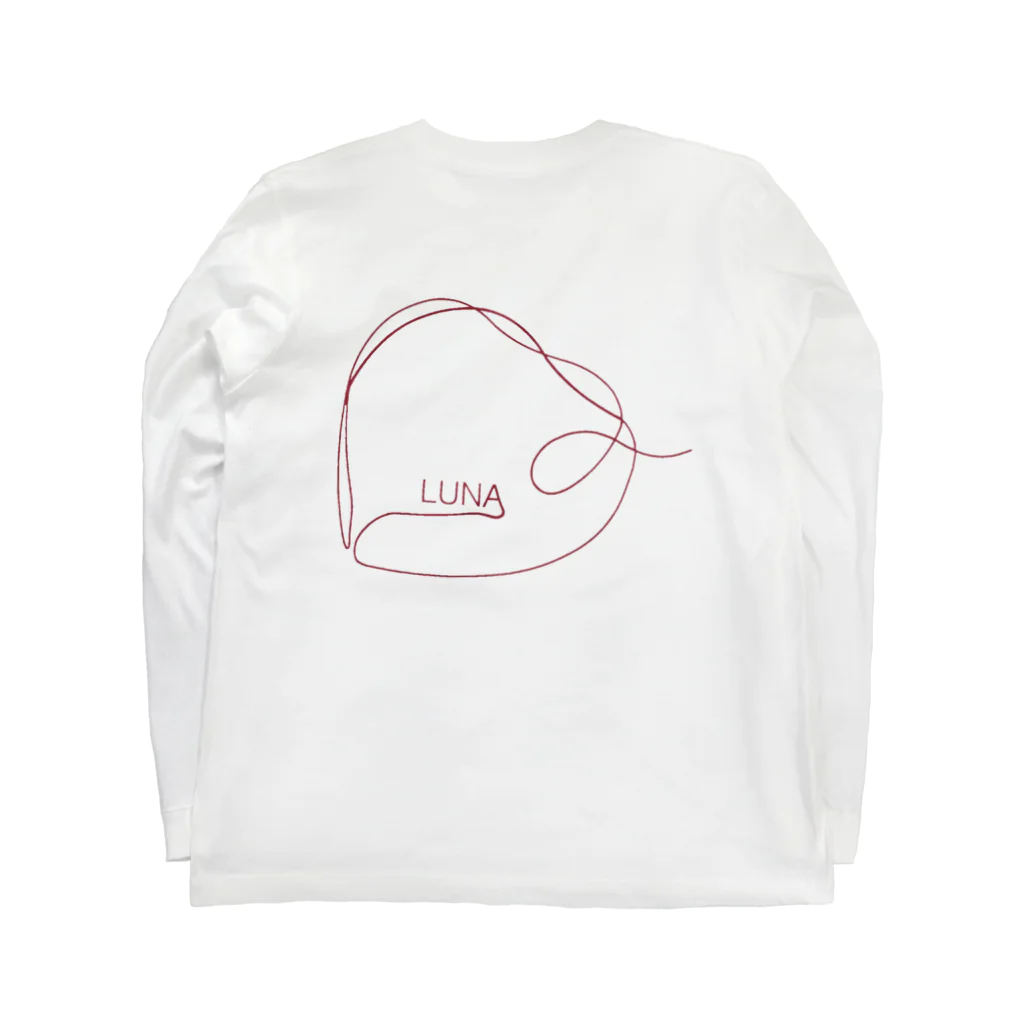 LUNAのHeart ロングスリーブTシャツの裏面