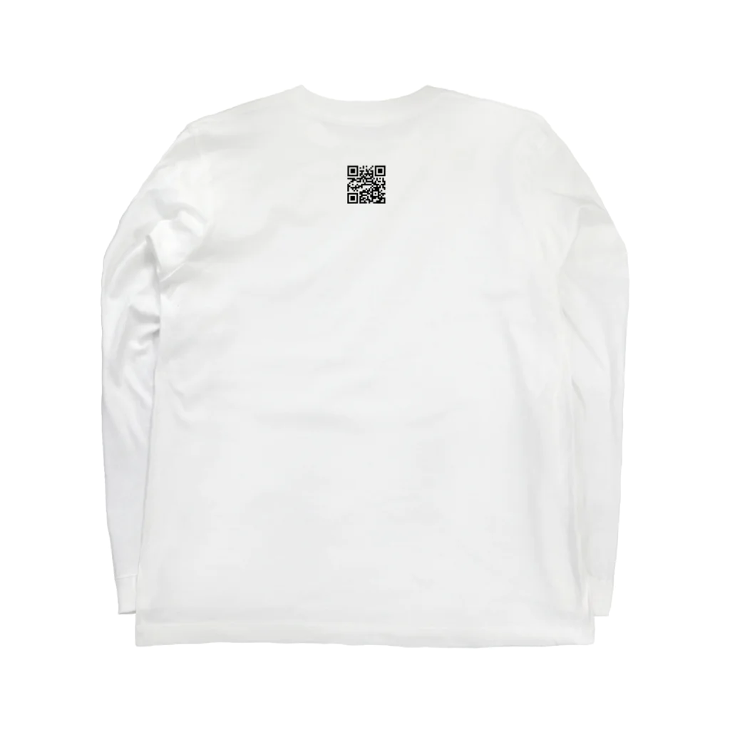 GERA「虹の黄昏の超絶バイーンラジオS」オフィシャルショップの虹の黄昏の超絶ロングスリーブTシャツ（デザイン：ピンク） Long Sleeve T-Shirt :back
