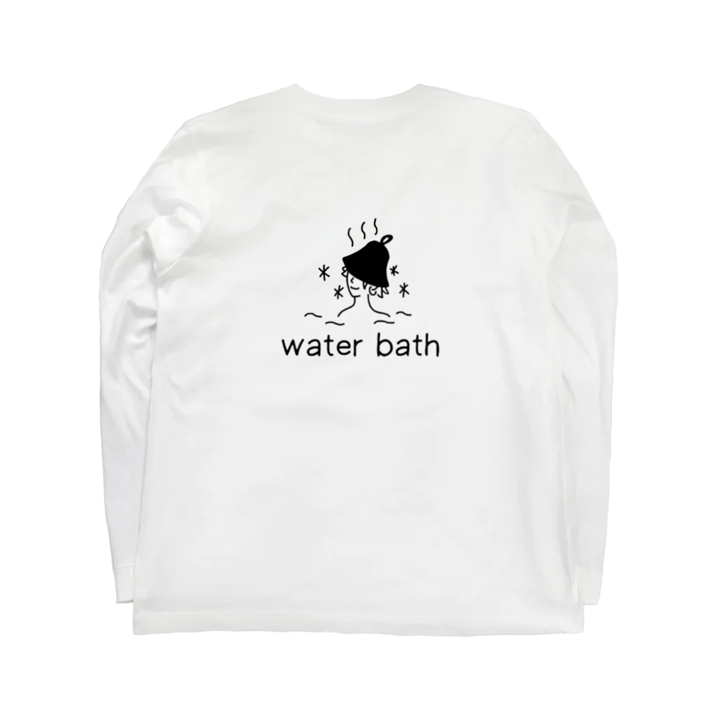 comfy sauna(コンフィーサウナ)ユヅキのComfy sauna 水風呂 Long Sleeve T-Shirt :back