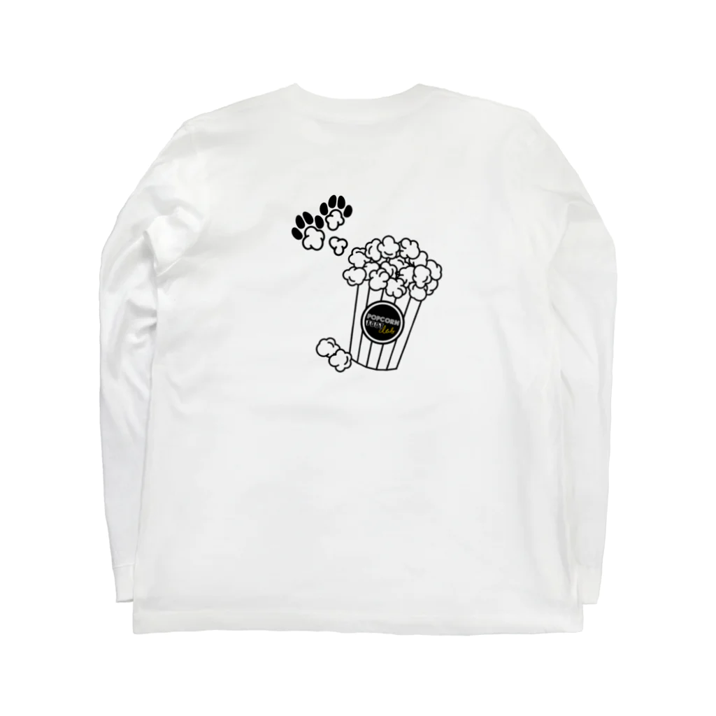 POPCORN FOOT CLUB のPOPCORN LOGO Long Sleeve T-Shirt :back