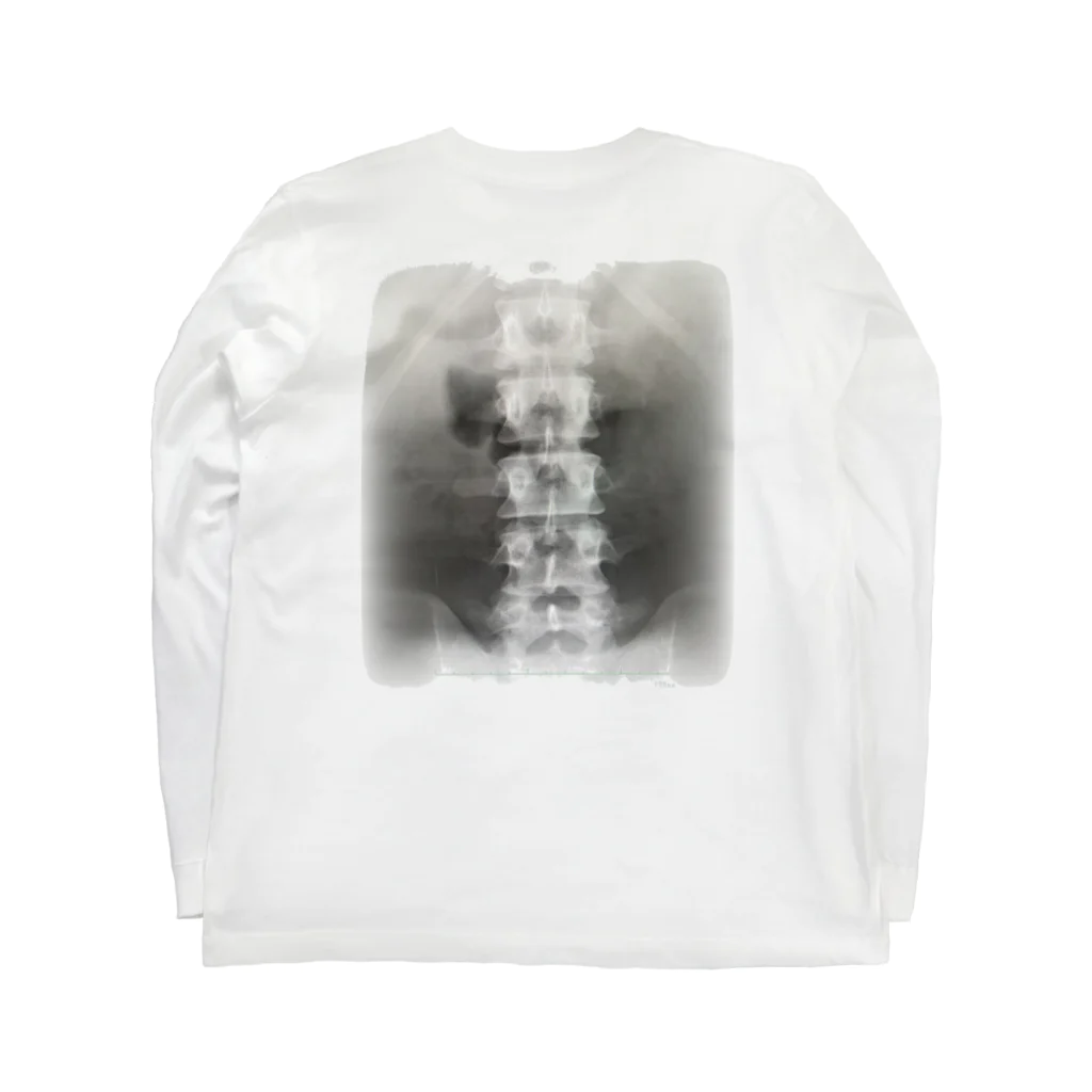 7PersonNacrの背骨ロングスリーブTシャツ Long Sleeve T-Shirt :back