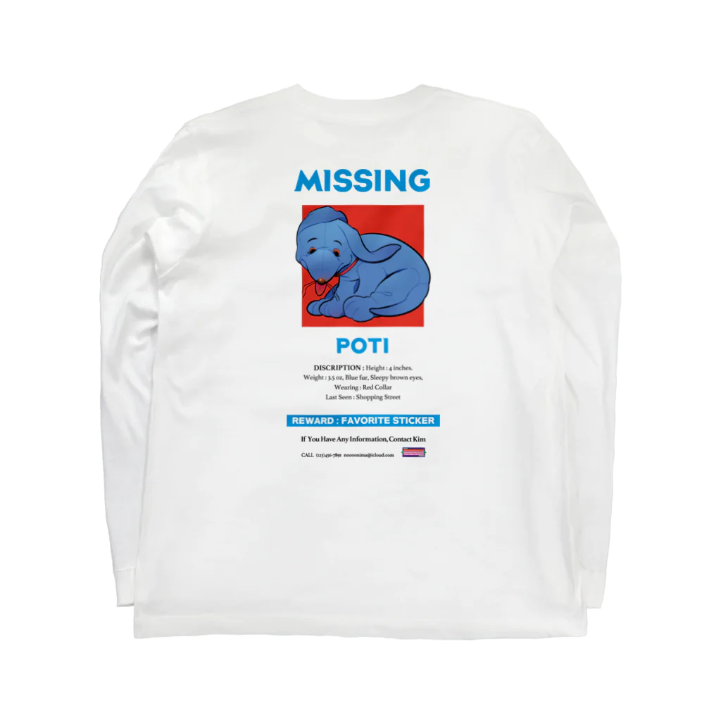 PHIの<MISSING> POTI ロングスリーブTシャツの裏面