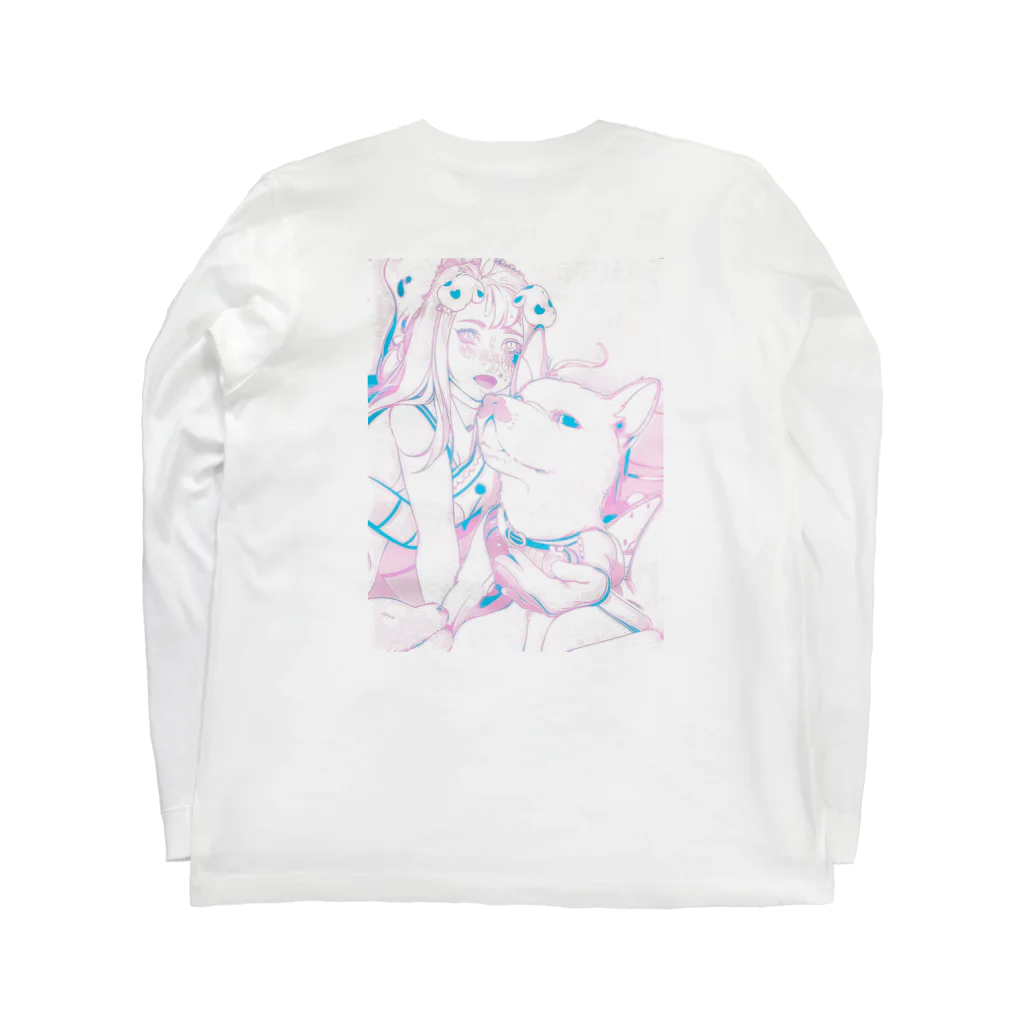 nakichiの元カノと犬 Long Sleeve T-Shirt :back