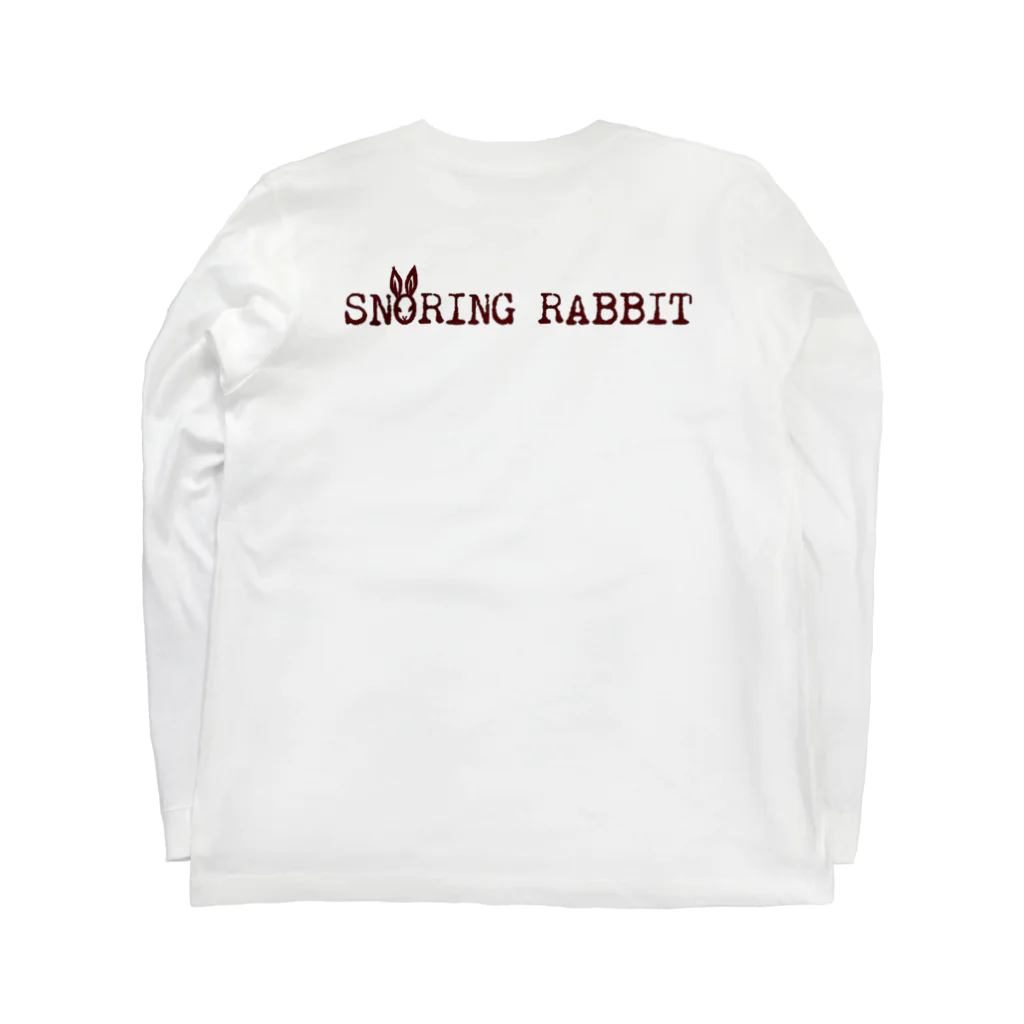 SNORING RABBIT × SNORING ORCAの擬態　scene 03 ロングスリーブTシャツの裏面