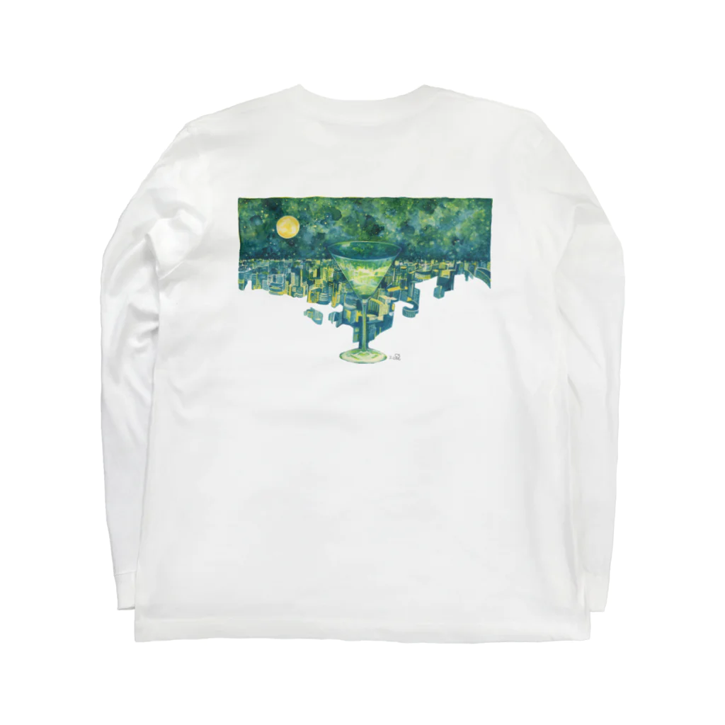 放課後屋の明かり back print Long Sleeve T-Shirt :back