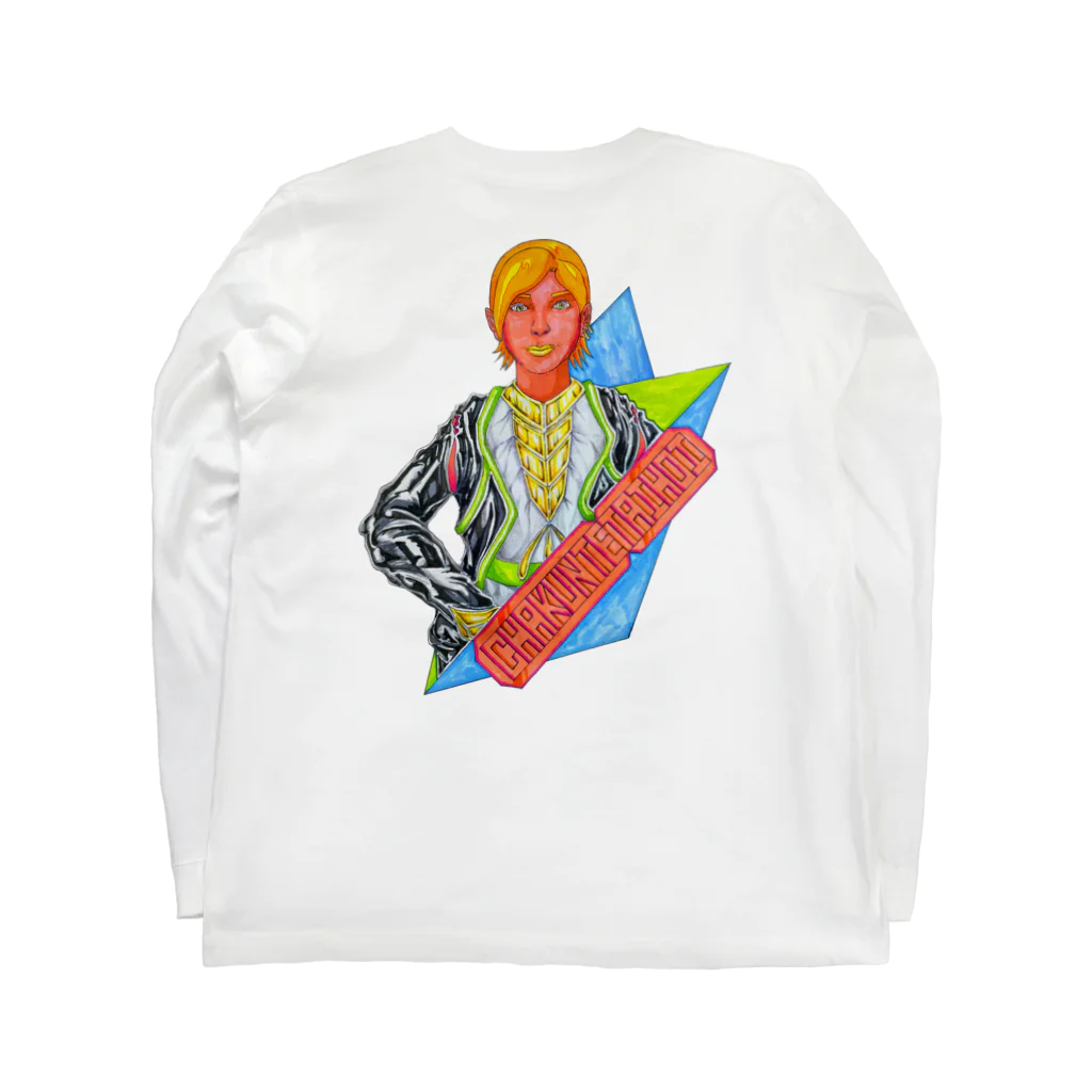 COLORPOP ALIENSの【COLORPOP ALIENS NO.1】輻天・天良(やてんたから) Long Sleeve T-Shirt :back