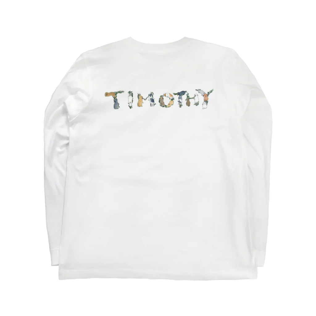 SCHINAKO'SのTIMOTHY ロングスリーブTシャツの裏面