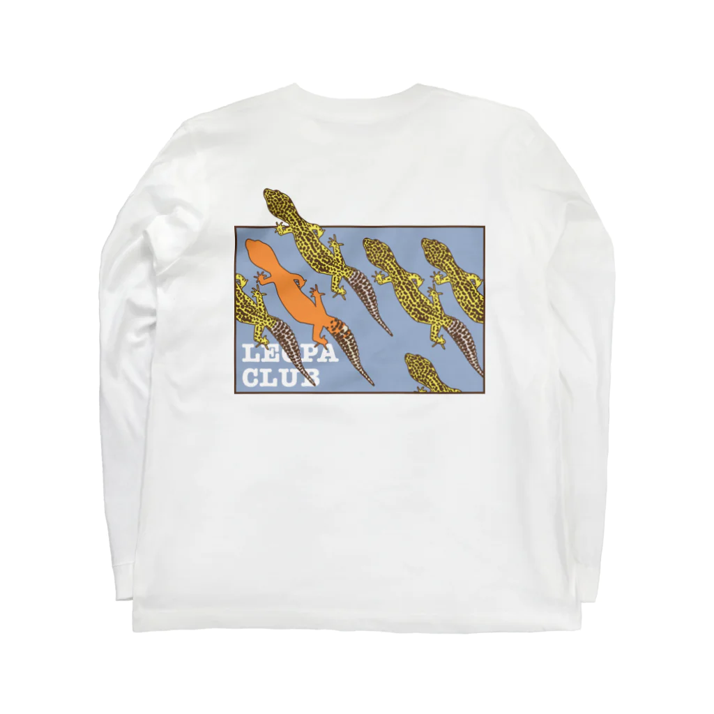 サッカちゅ［ガンバらないボーイ］のレオパまみれ Long Sleeve T-Shirt :back