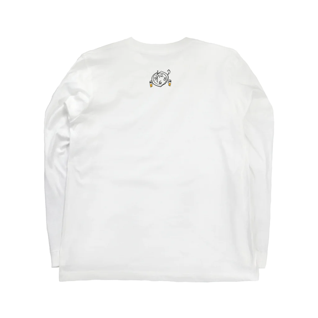 BeerOclockのBeerO'clock ロングスリーブTシャツ Long Sleeve T-Shirt :back