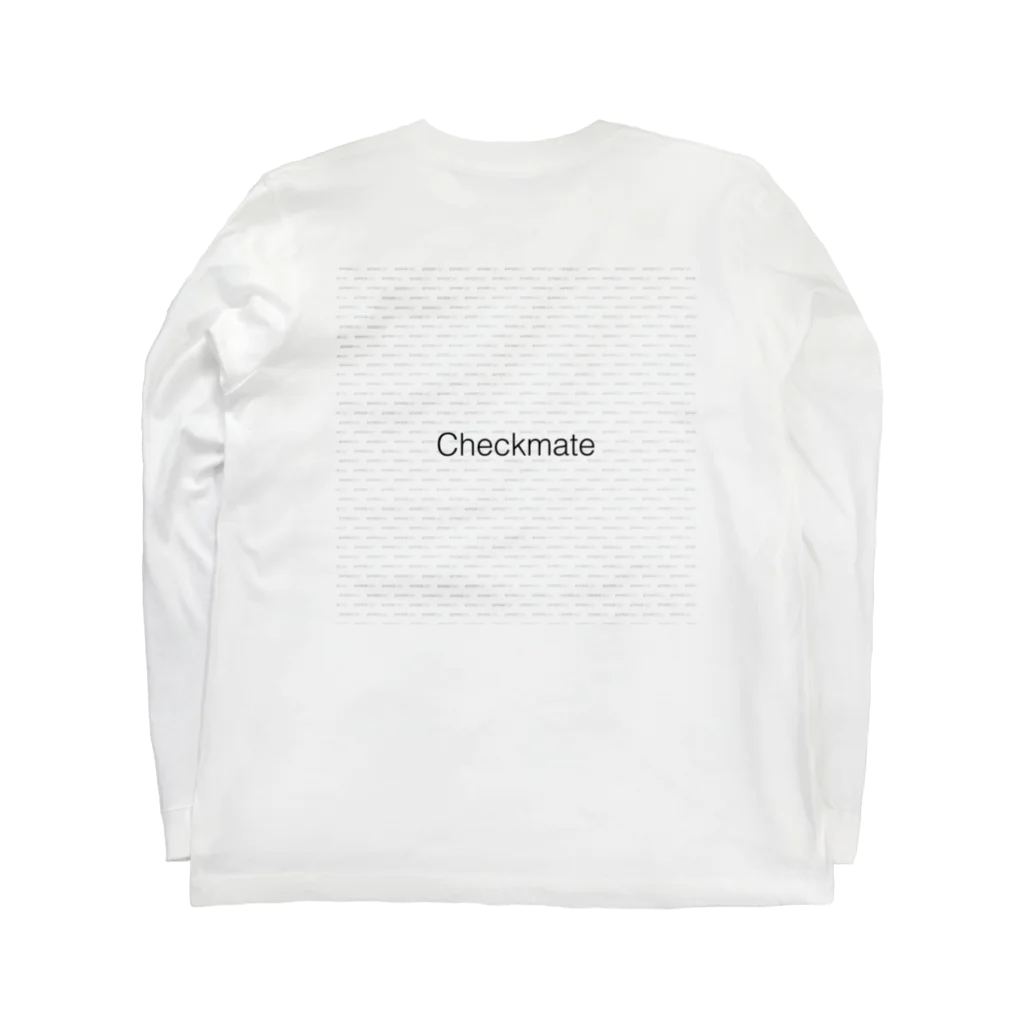 Checkmateのcheckmate ロングスリーブTシャツの裏面