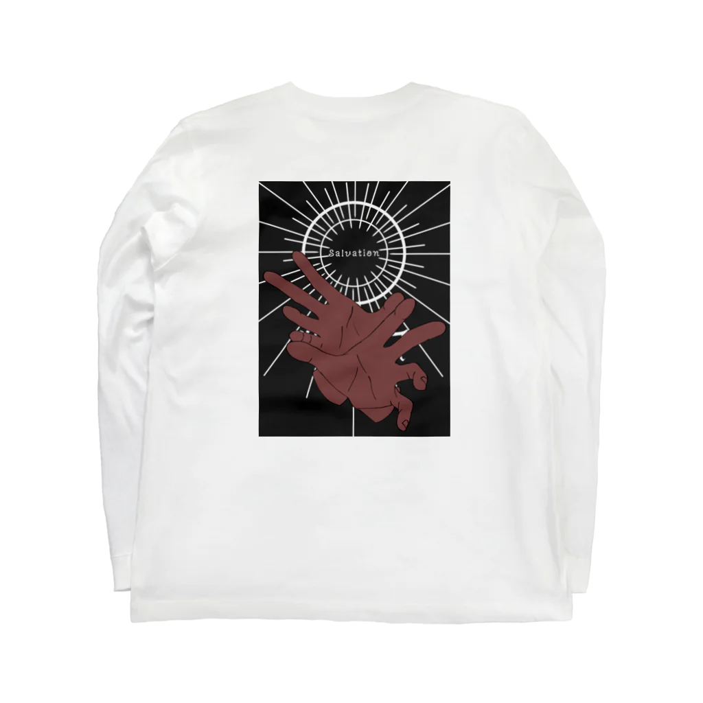 自給自足のSalvation Long Sleeve T-Shirt :back