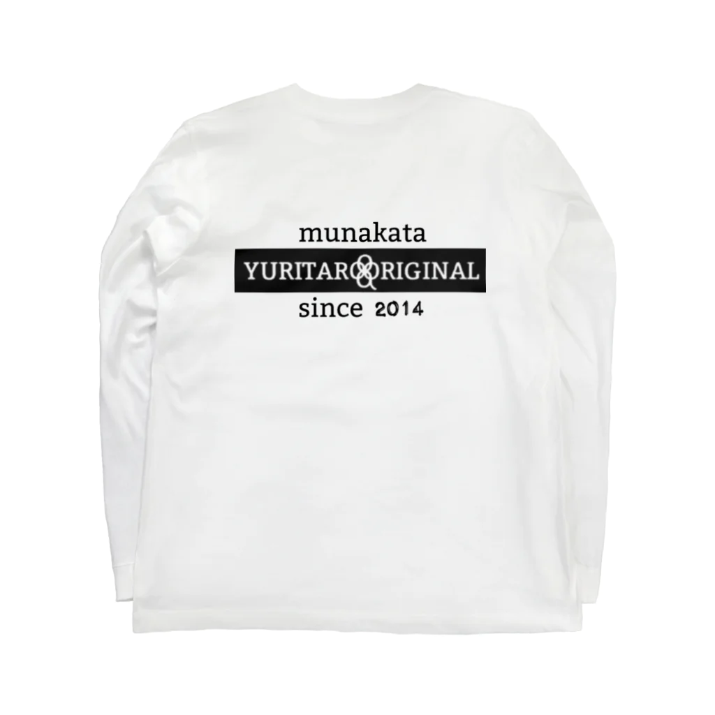 YURITAROORIGINLの笑うハリネズミとタンポポの綿毛. Long Sleeve T-Shirt :back