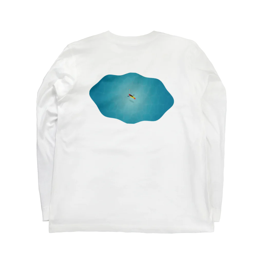 YKR-officeのシーカヤック雲形 Long Sleeve T-Shirt :back