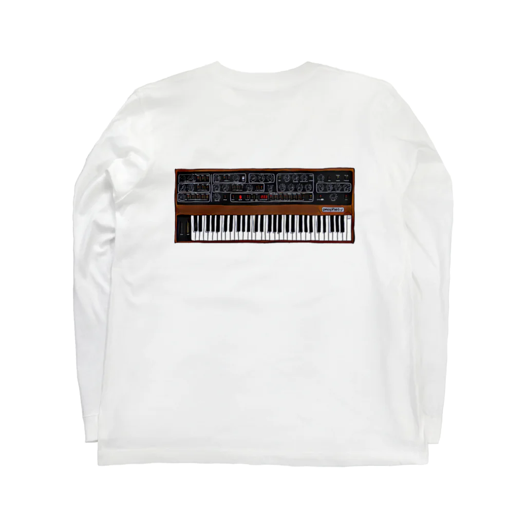 Vintage Synthesizers | aaaaakiiiiiのSequential Circuits Prophet 5 Vintage Synthesizer ロングスリーブTシャツの裏面